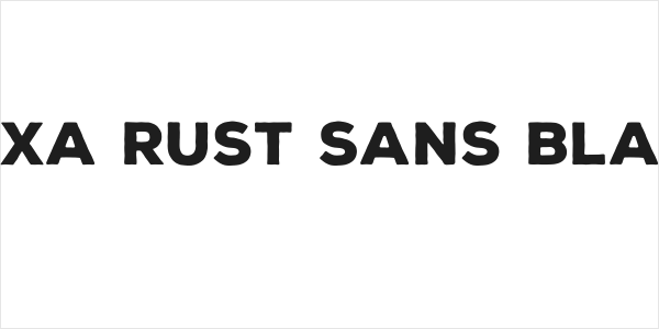 Nexa Rust Sans Black Logo