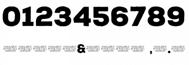 Nexa Rust Sans Demo Black Font OTHER CHARS