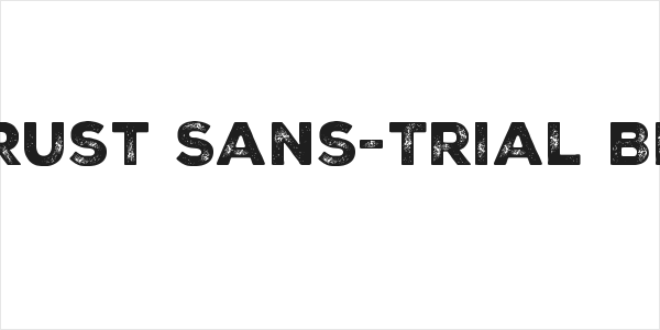 Nexa Rust Sans-Trial Black 2 Logo