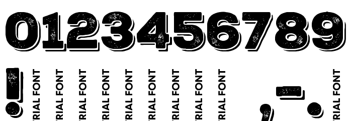Nexa Rust Sans-Trial Black Shadow 1 Font OTHER CHARS