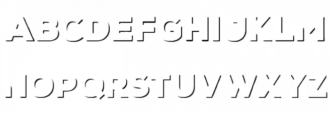 Nexa Rust Sans-Trial Shadow Fonte MINÚSCULAS