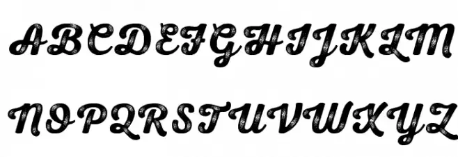 Nexa Rust Script B-Trial 3 字体 大写