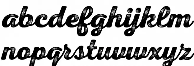 Nexa Rust Script B-Trial 3 字体 小写