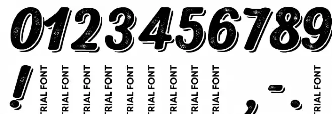 Nexa Rust Script B-Trial Shadow 2 Font OTHER CHARS