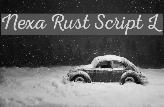 Nexa Rust Script L 0 Font examples