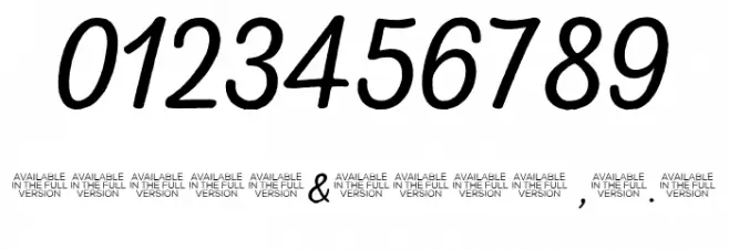 Nexa Rust Script L Demo 1 Font OTHER CHARS