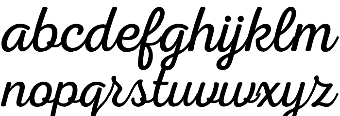Nexa Rust Script L Demo 1 Font LOWERCASE