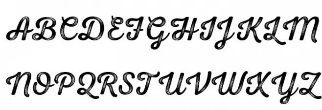 Nexa Rust Script R-Trial 4 フォント 大文字