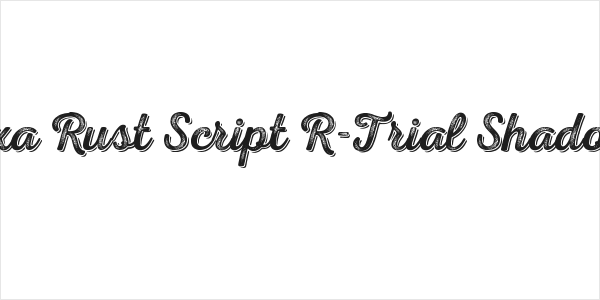 Nexa Rust Script R-Trial Shadow 4 Logo