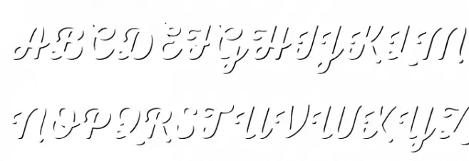Nexa Rust Script R-Trial Shadow Schriftart Groß