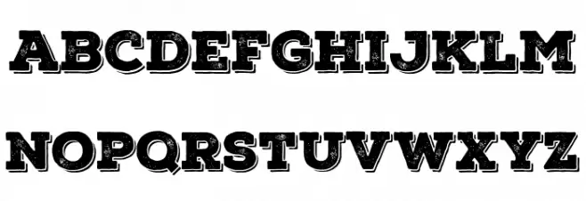 Nexa Rust Slab Demo Black Shadow 1 फ़ॉन्ट लोअरकेस