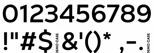 Nexa Text Demo Bold Font OTHER CHARS