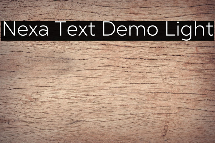 Nexa Text Demo Light Example 1