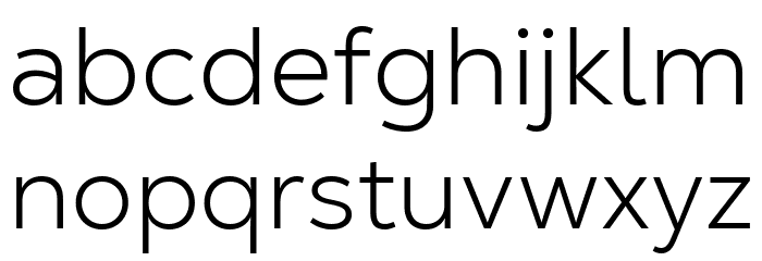 Nexa Text Demo Light Font LOWERCASE