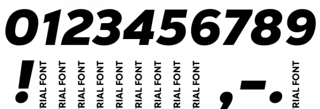 Nexa Text-Trial Black Italic Font OTHER CHARS