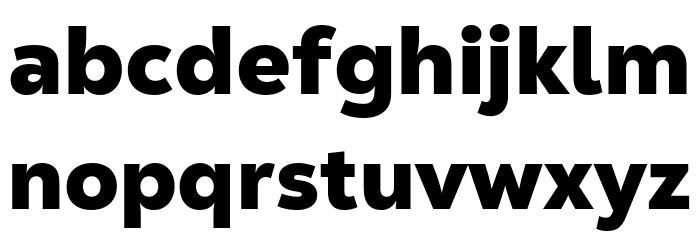 Nexa Text-Trial Black Font LOWERCASE