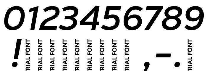 Nexa Text-Trial Bold Italic Font OTHER CHARS