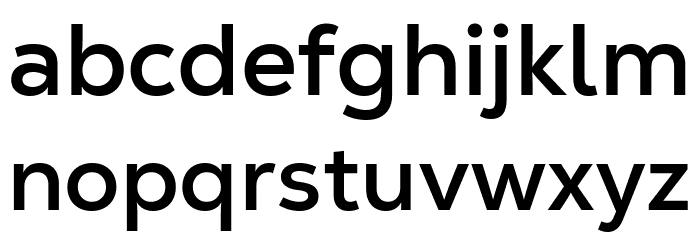 Nexa Text-Trial Bold Font LOWERCASE