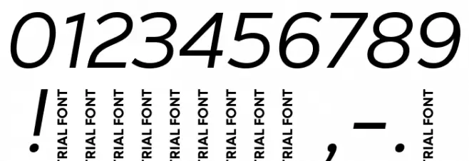 Nexa Text-Trial Book Italic Font OTHER CHARS