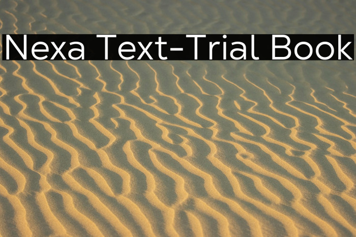 Nexa Text-Trial Book Example 2