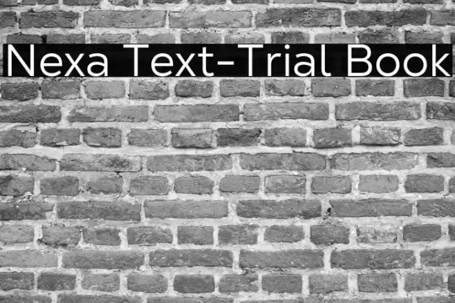 Nexa Text-Trial Book Example 3