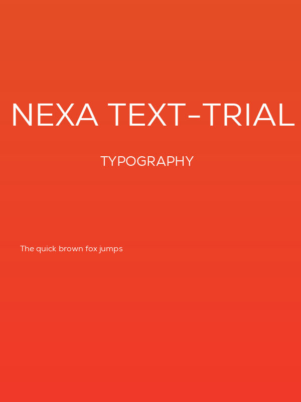 Nexa Text-Trial Book Poster