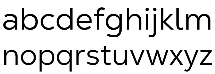 Nexa Text-Trial Book Font LOWERCASE