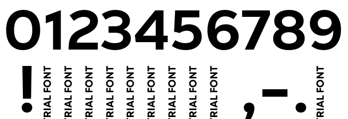 Nexa Text-Trial Extra Bold Font OTHER CHARS