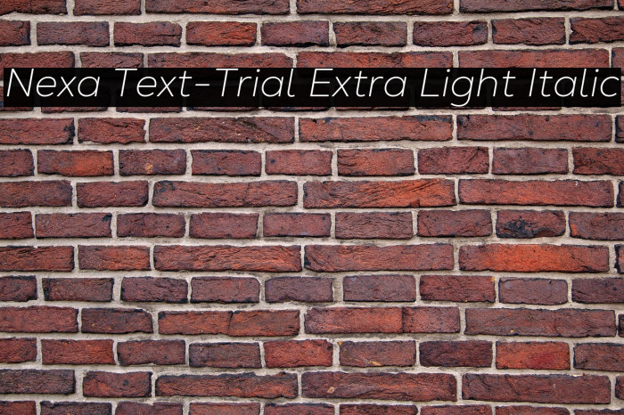 Nexa Text-Trial Extra Light Italic Example 3