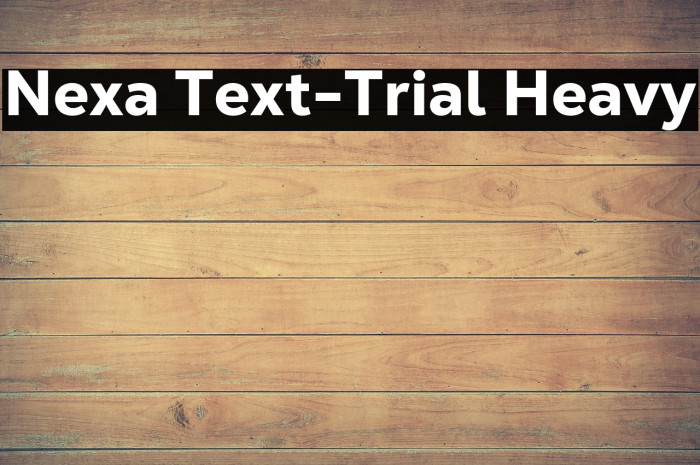 Nexa Text-Trial Heavy Example 3