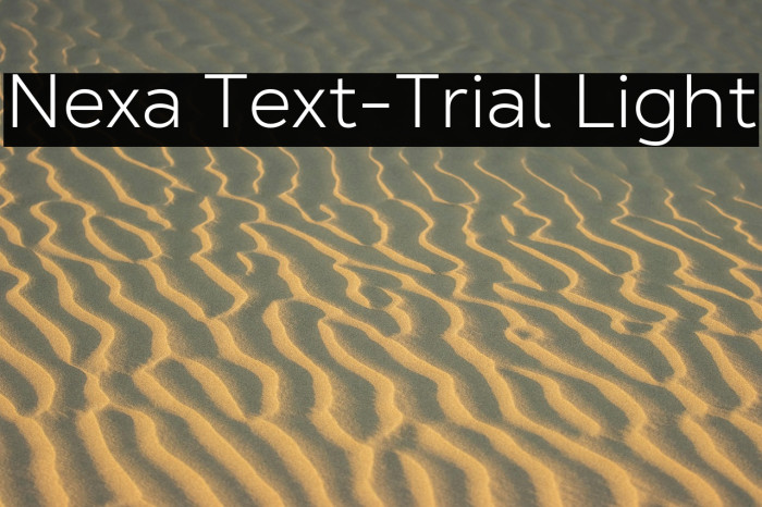 Nexa Text-Trial Light Example 2