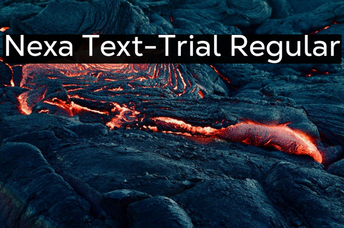 Nexa Text-Trial Regular Example 1