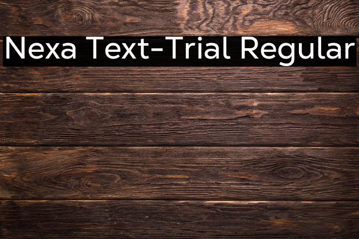 Nexa Text-Trial Regular Example 2