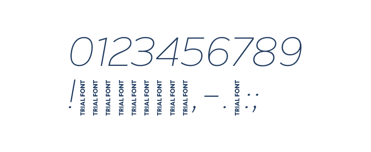 Nexa Text-Trial Thin Italic Other Characters