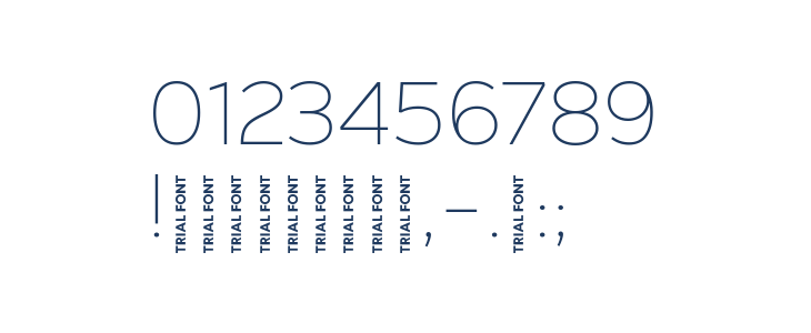 Nexa Text-Trial Thin Other Characters