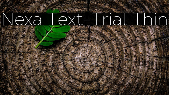 Nexa Text-Trial Thin Example 2