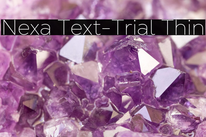 Nexa Text-Trial Thin Example 3