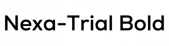 Nexa-Trial Bold  font caratteri gratis