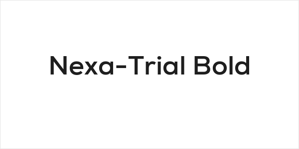 Nexa-Trial Bold Logo