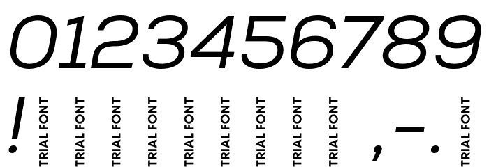Nexa-Trial Book Italic Font OTHER CHARS