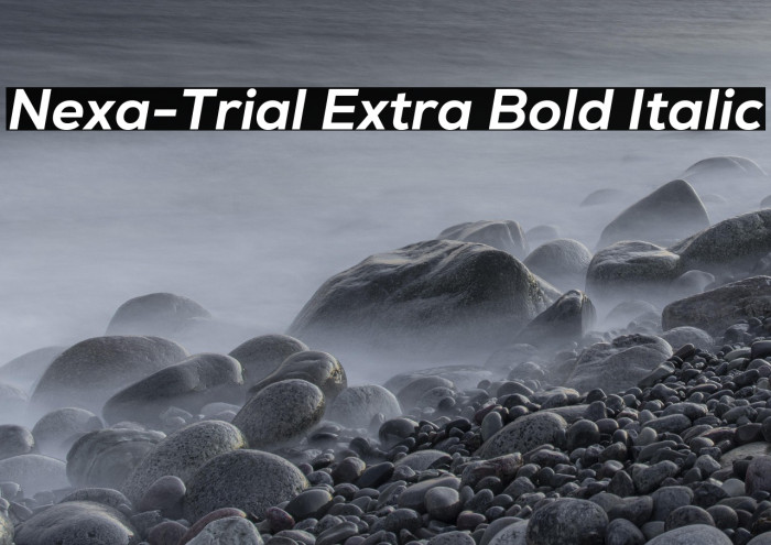 Nexa-Trial Extra Bold Italic Example 3