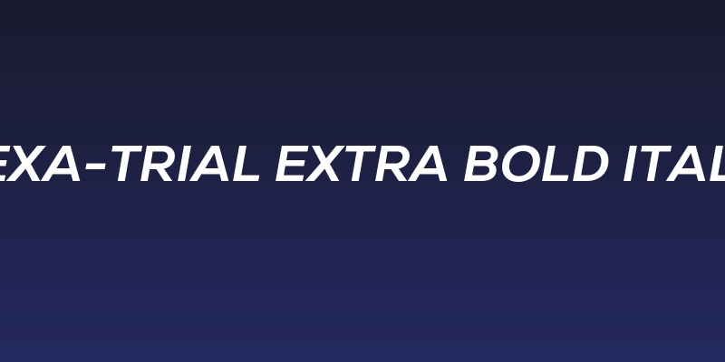 Nexa-Trial Extra Bold Italic Social Header