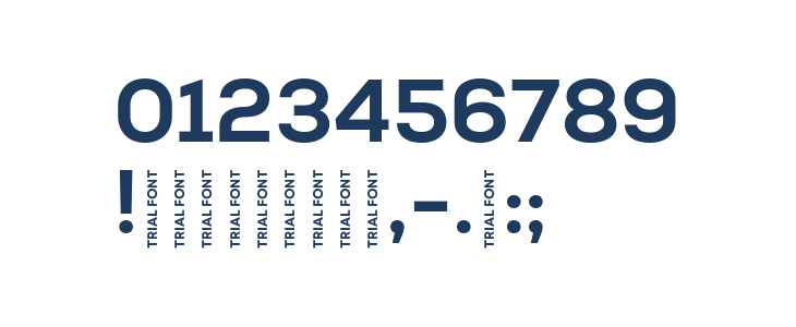 Nexa-Trial Extra Bold Other Characters