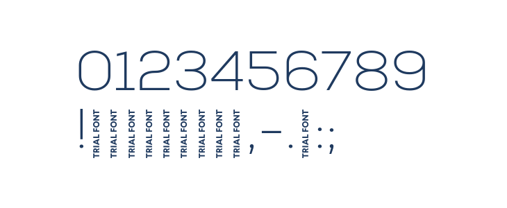 Nexa-Trial Extra Light Other Characters