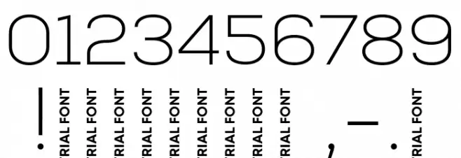 Nexa-Trial Extra Light Font OTHER CHARS