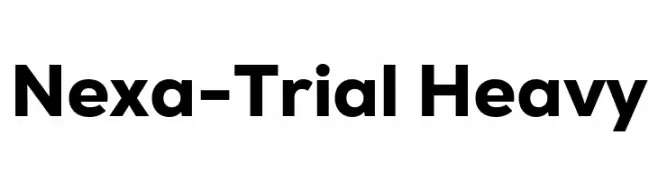 Nexa-Trial Heavy  免费字体下载