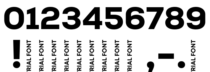 Nexa-Trial Heavy Font OTHER CHARS
