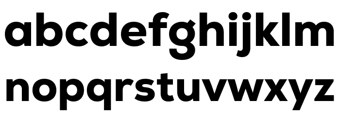 Nexa-Trial Heavy Font LOWERCASE