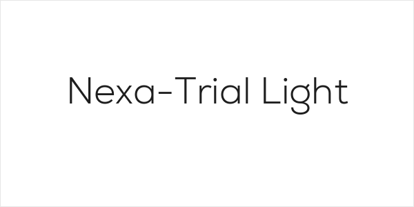 Nexa-Trial Light Logo