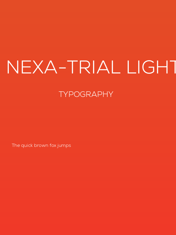 Nexa-Trial Light Poster